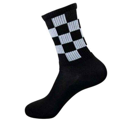 Sport Socks - Black Checkers