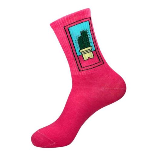 Sport Socks - Pink Cactus
